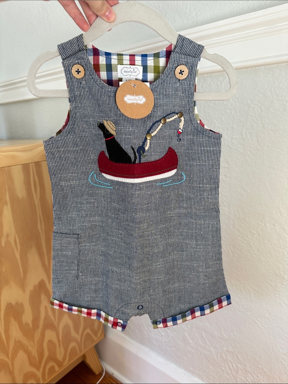 Mud Pie Dog Boat Shortall